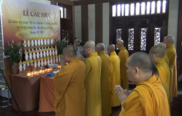 Cầu siêu cho 35 chiến sĩ gặp nạn ở Quảng Trị, Thừa Thiên Huế
