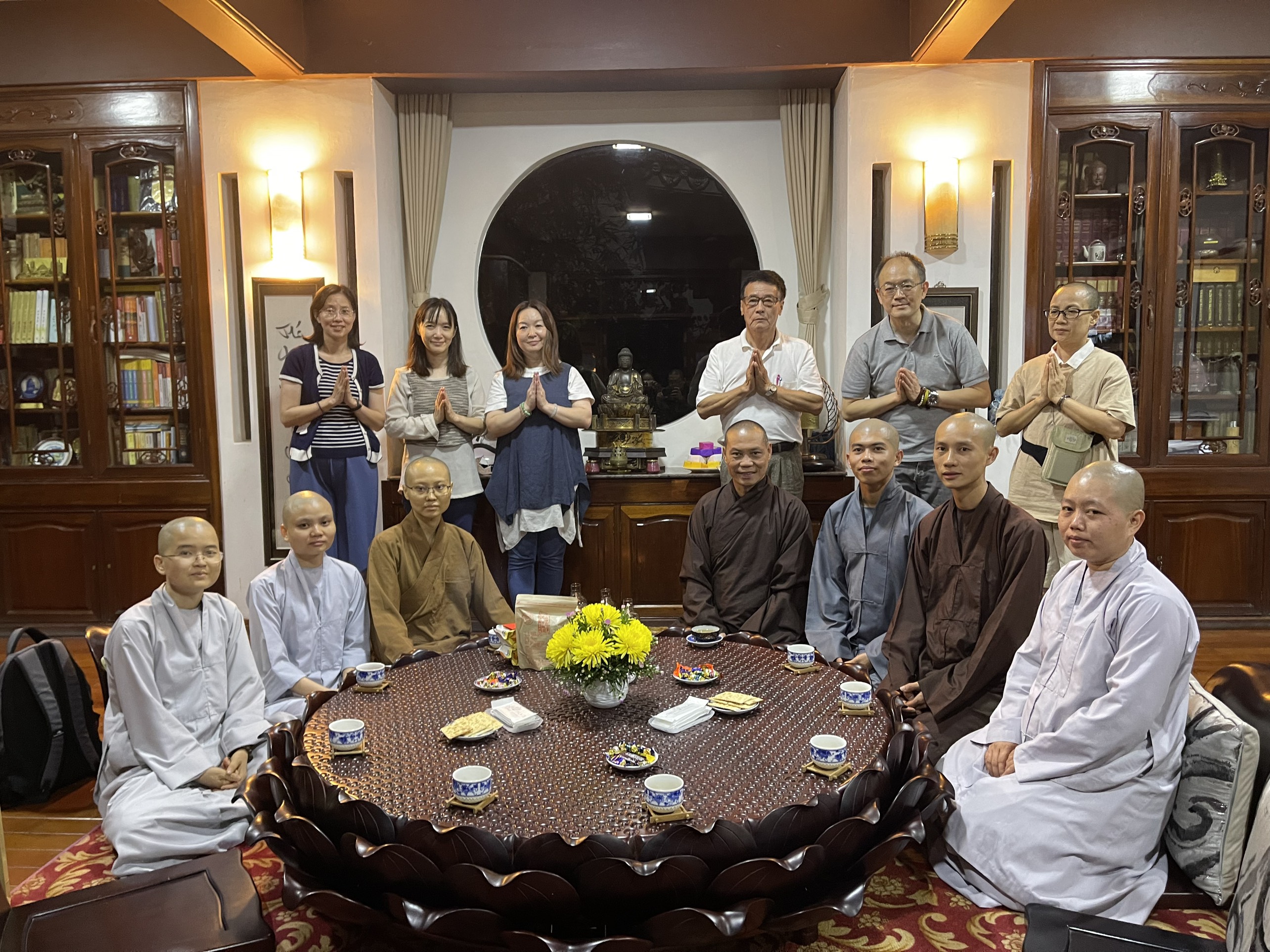 Hiệp hội Phật giáo Phước Trí - Đài Loan thăm tu viện Khánh An