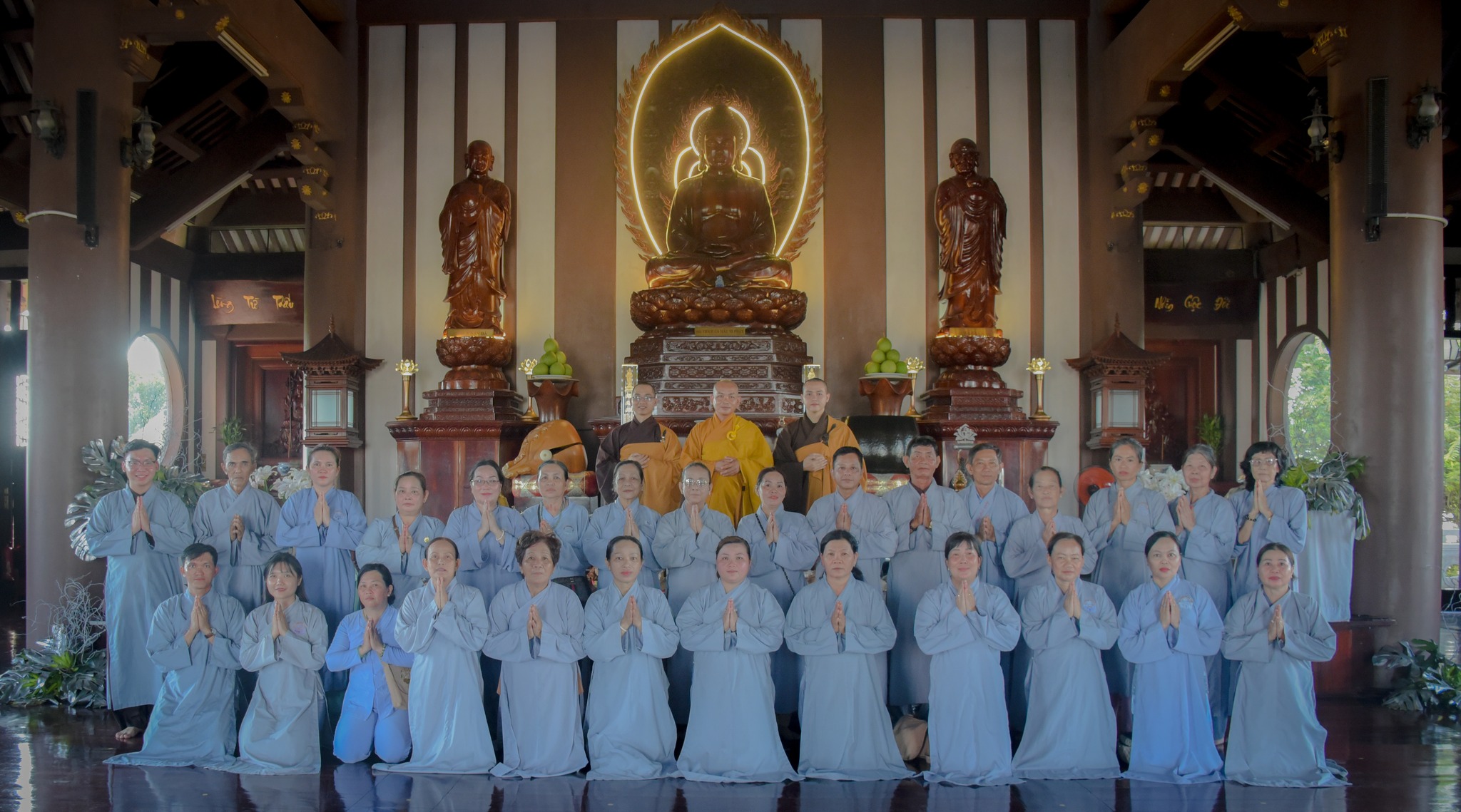 Đạo tràng chùa Bửu Hưng tỉnh Kiên Giang thăm tu viện Khánh An