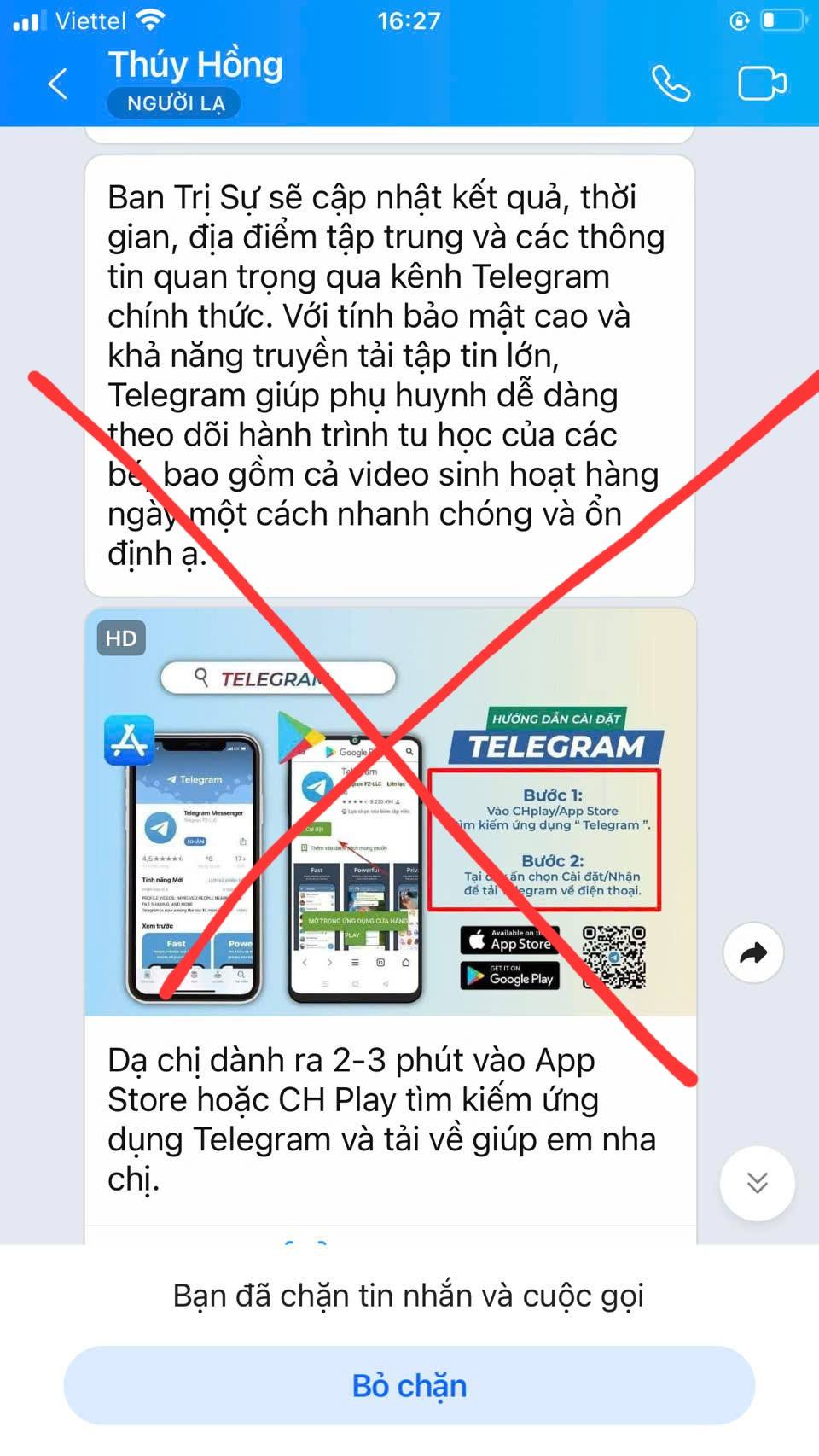 Cảnh báo lừa đảo đăng kí khóa tu