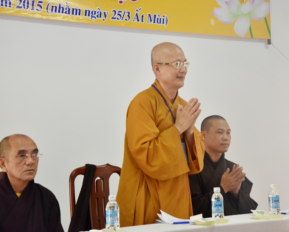 Ban Hướng dẫn Phật tử GHPGVN TP.HCM thăm, làm việc với Ban Trị sự GHPGVN Q12