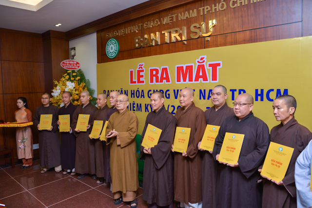 Ban Văn hóa GHPGVN TP.HCM ra mắt nhân sự NK: (2017 - 2022) 