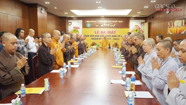 Ban Văn hóa Phật giáo TP.HCM ra mắt nhân sự