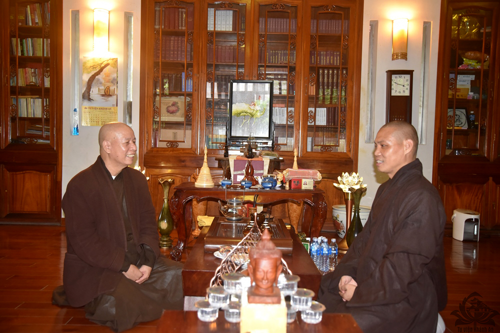 Hoà thượng Thích Thái Hoà thăm Tu viện Khánh An