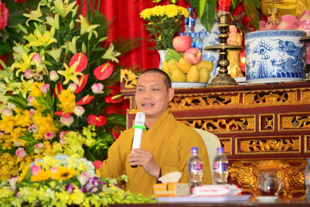 TT. Thích Trí Chơn thuyết giảng tại chùa Tiêu Lương